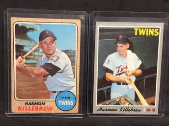1968 & 1970 Topps Harmon Killebrew Cards - M