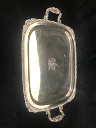 Antique Silverplate Serving Tray