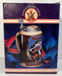 Budweiser Greatest Triumph Stein 1994