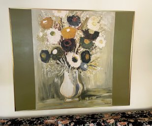 Tom Hayward Oversized Oil Painting, 58.75 X 49'