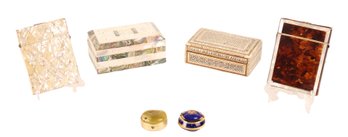 Imported Egyptian Marquetry Decorative Boxes And More