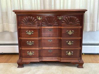 An Elegant Vintage Chippendale Chest By American Drew, Cherry Grove Collection