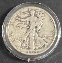 1944-D Walking Liberty Silver Half Dollar