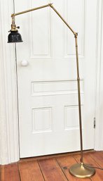 An Adjustable Arm Reading Or Floor Lamp