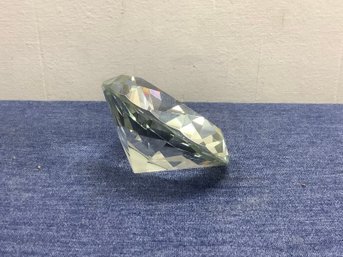Glass Diamond Paperweight