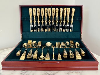 Versailles Service For 12 Flatware From Horchow - In Silver Cloth Lined Box