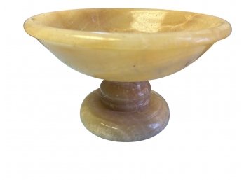 Alabaster Bowl/ Compote