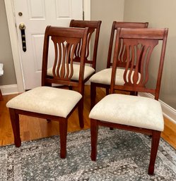Set Of 4 Elegant Dining Chairs