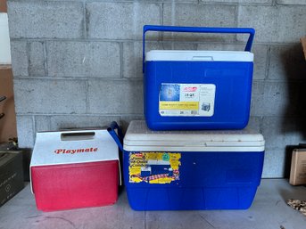 Group Of 3 Coolers