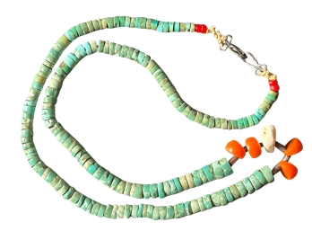 GORGEOUS Navajo Turquoise Beaded Necklace