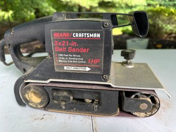 Craftsman Belt Sander With Case