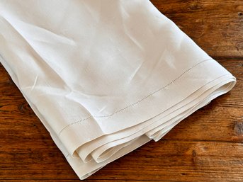 A Large Fine Linen Tablecloth