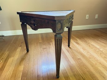 Vintage Triangle Side Table.