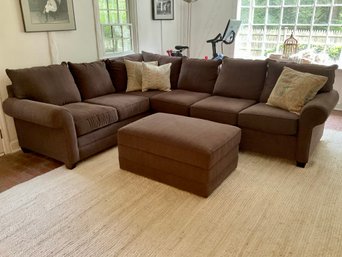 Four Piece Sectional With Storage Ottoman