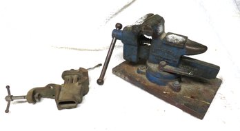 Littlestown No. 112 Vise And Antique Vise