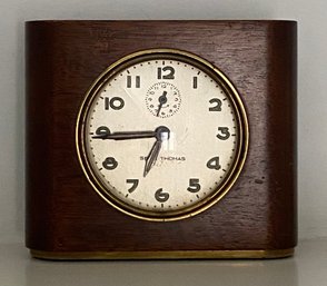 Vintage Wood Seth Thomas Alarm Clock