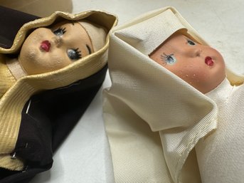 2 Vintage Nun Dolls