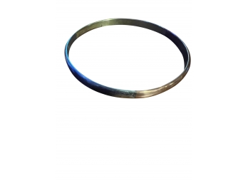 Tri Colored Sterling Silver Bangle Bracelet