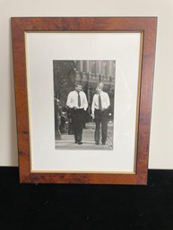 Framed Black And White Portrait Photograph Print