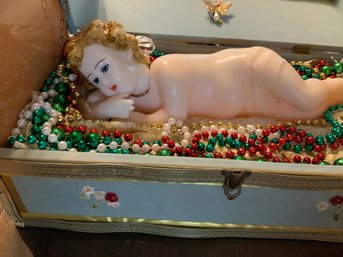 Vintage Baby Jesus With Music And Movement