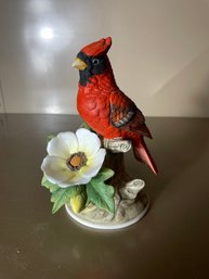 Andrea By Sadek Porcelain Cardinal Bird Figurine