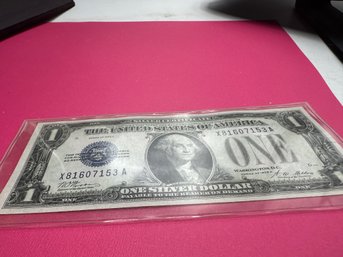 One Silver  Dollar Certificate