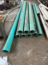 6 Inch PVC Drainage Piping In Green