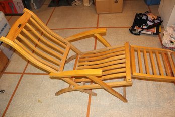 Cunard Line Queen Mary Folding Deck Chair