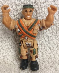 Vintage Muscle Men Military Mini Action Figure