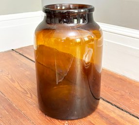 An Amber Glass Vessel