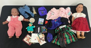 Vintage American Girl Dolls With Clothes & Accessories