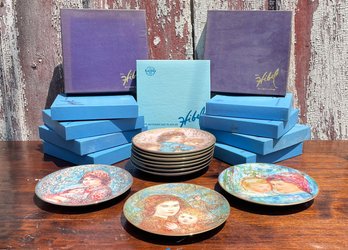 A Set Of Knowles Commemorative Hibel Plates