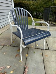 Vinyl Strap Outdoor Arm Chair