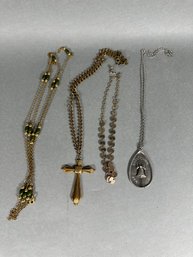 Vintage Necklaces Including Cross