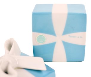 Tiffany & Co Porcelain Gift Box With Bow