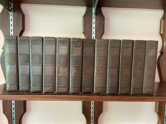 The Work Of Charles Dickens ,by Scribner 1924. 12 Volumes .