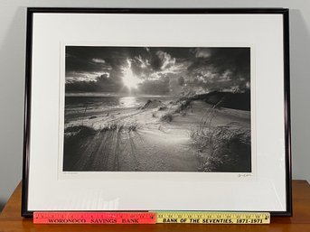 Signed Clyde Butcher Photo Title Dunes 28x22 Internationally Recognizes Fine Art Landscape Photographer