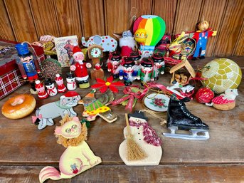 Assortment Of Vintage Christmas Ornaments