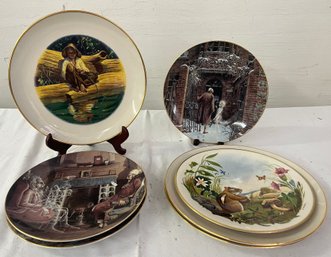 Seven American Collectible Plates