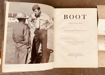 Boot A Marine On The Making 1943 Signed