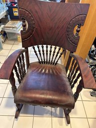 Gorgeous Antique Rocker  In Better Condition Than I Can Believe