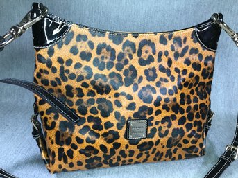 Fabulous DOONEY & BOURKE Leopard Print Purse - Model Name Is Frederica - Very Hard To Find Style - NICE !