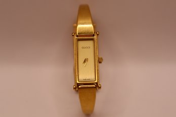 Vintage GUCCI 1500 Horsebit Closure Swiss Made Watch #0192794 Untested