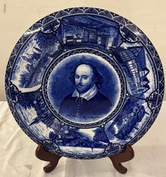 Blue And White Portrait Plate