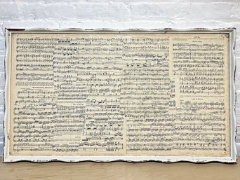 A Bespoke Serving Tray - Music Sheet Lined