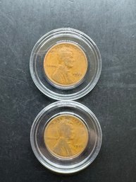 2 Wheat Pennies 1926, 1927