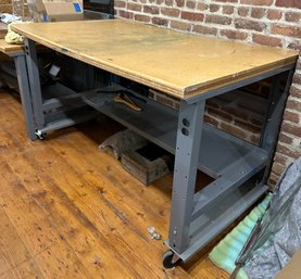 Workbench On Wheels From ULine - 5FT Long