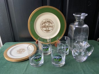 Ekwanok Country Club Barware And More, 9 Pcs.