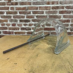 Glass Arch Sculpture Prototype With Stainless Steel