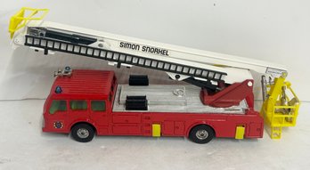 Vintage Corgi Dennis Chassis Simon Snorkel Fire Engine